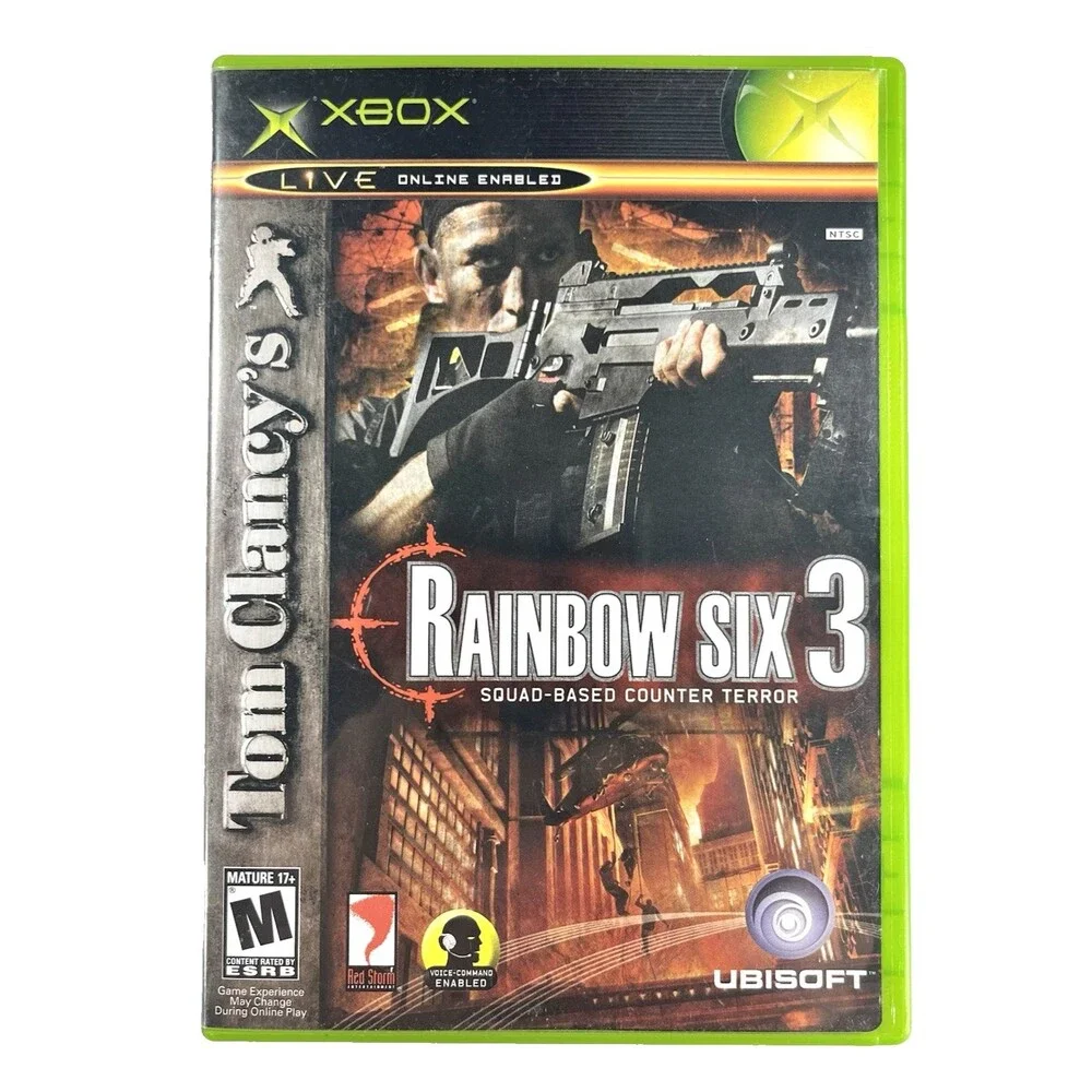 Tom Clancy’s Rainbow Six 3 Microsoft Xbox Complete with Manual Tested